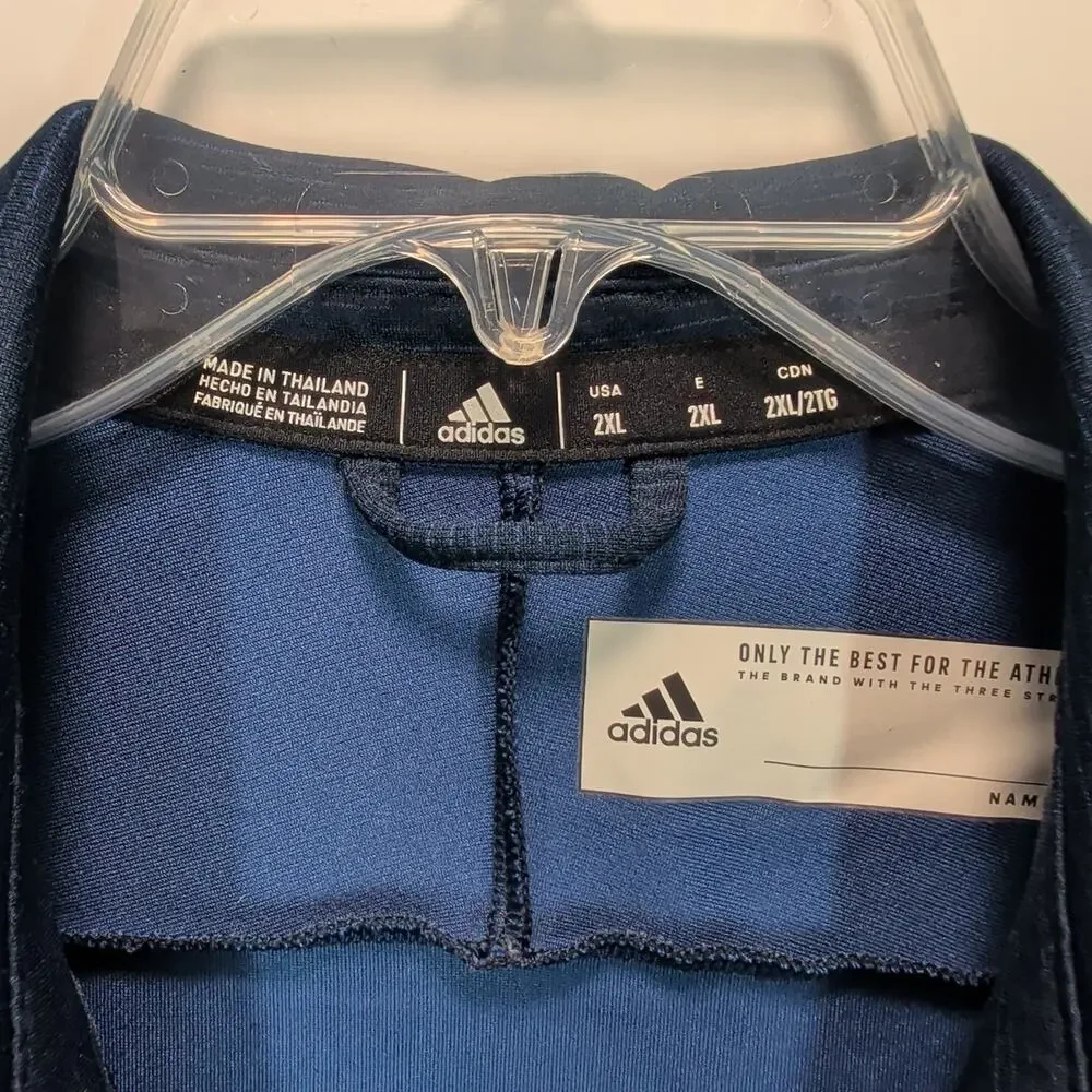 Adidas Buffalo Sabres 50th Anniversary Polo Shirt Men's 2XL Navy Blue